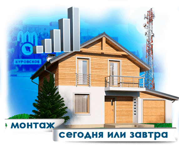 Усиление сотовой связи в Куровском